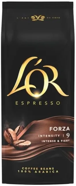 Кава L`OR зернова, 1000 г, Espresso Forza, арабіка.