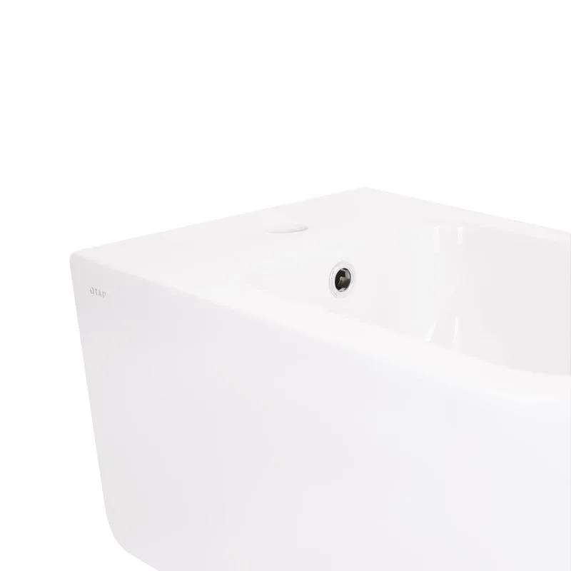Біде підвісне Qtap Gemini 485х340х290 мм кераміка біле