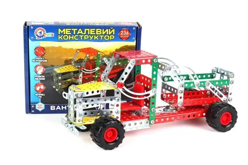 Конструктор металевий Технок Вантажівка 236 деталей для дітей старше 5 років