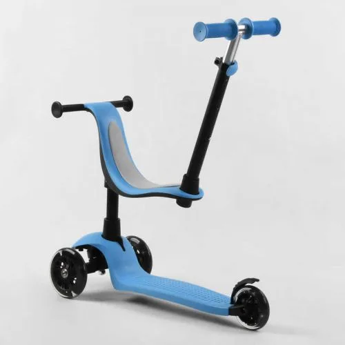 Трехколесный самокат Best Scooter для детей со светящимися колесами.