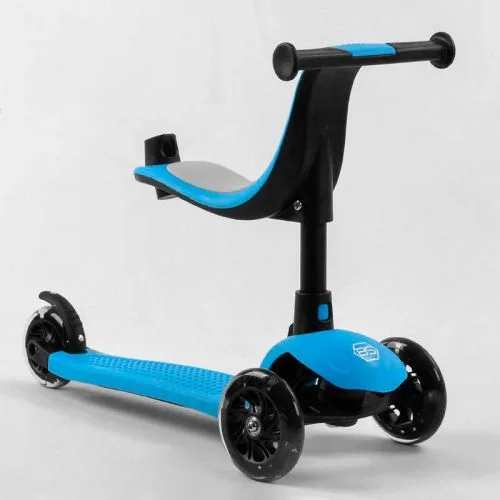 Трехколесный самокат Best Scooter для детей со светящимися колесами.