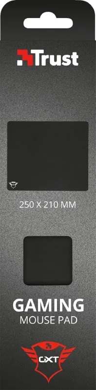 Игровая поверхность Trust GXT 752, M (250x210x3 мм), черный.