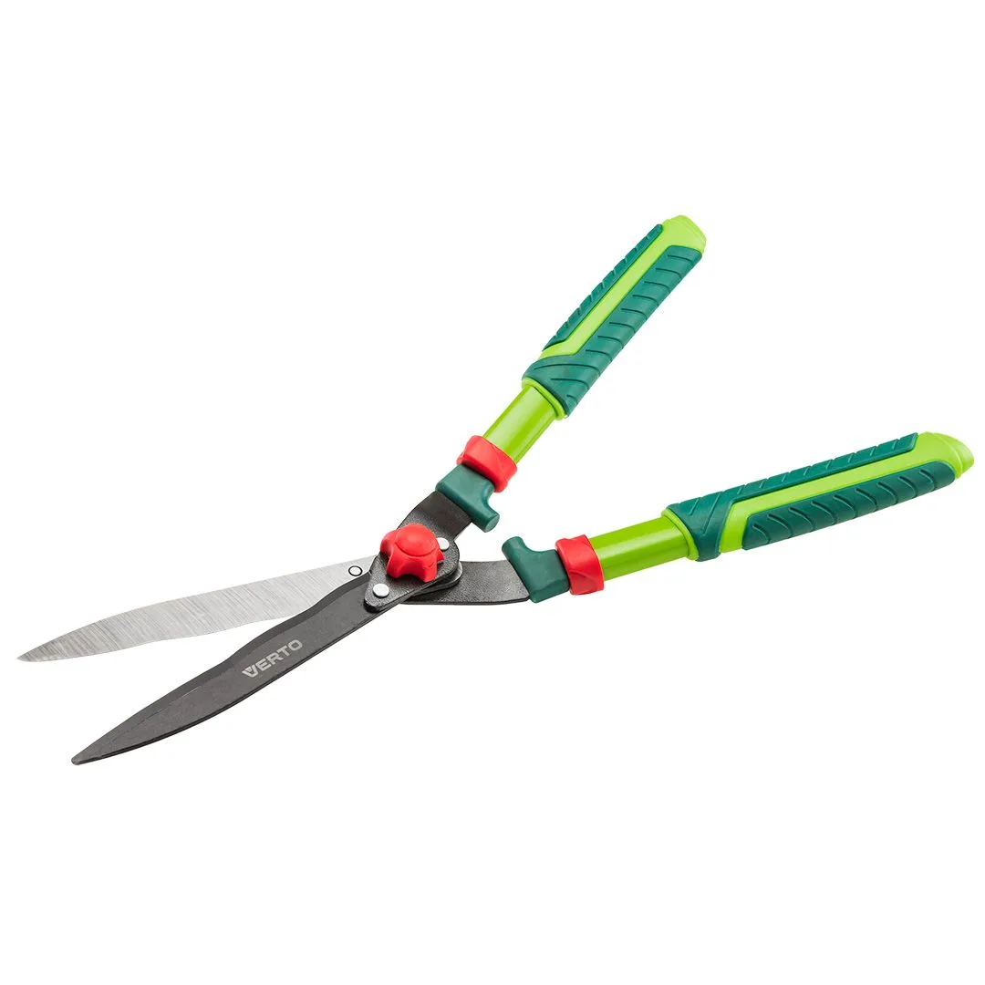 Ножиці для формування живоплоту Verto, хвилясте лезо 200 мм, довжина 55 см, вага 1.05 кг.