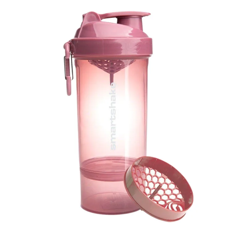 Шейкер спортивний SmartShake пластик 800 мл Рожевий