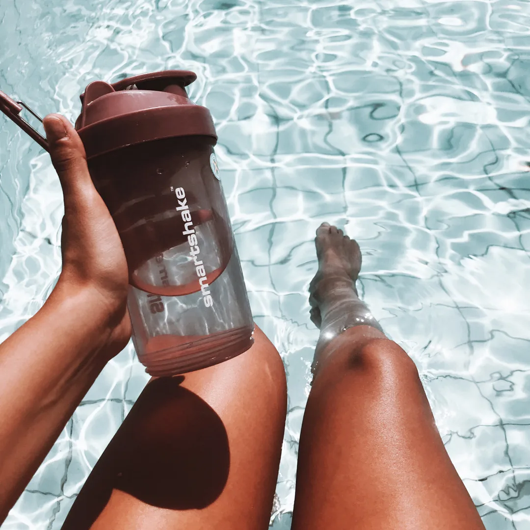 Шейкер спортивний SmartShake пластик 800 мл Рожевий