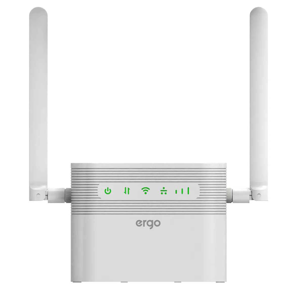 4G Wi-Fi роутер ERGO з акумулятором 4000 мАг 2,4 ГГц Білий