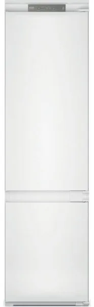 Вбудований холодильник Whirlpool з нижнім морозильником, 193,5x54x54 см, об'єм холодильного відділу - 212 л, морозильного - 68 л,