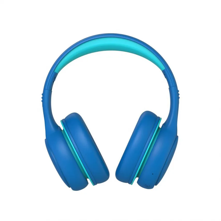 Детские наушники Bluetooth XO, искусственная кожа, 180х160х70 мм, синие.
