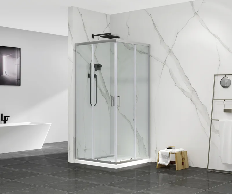 Душова кабіна без піддону Mixxus Premium 90x90 см прозоре скло 5 мм хром