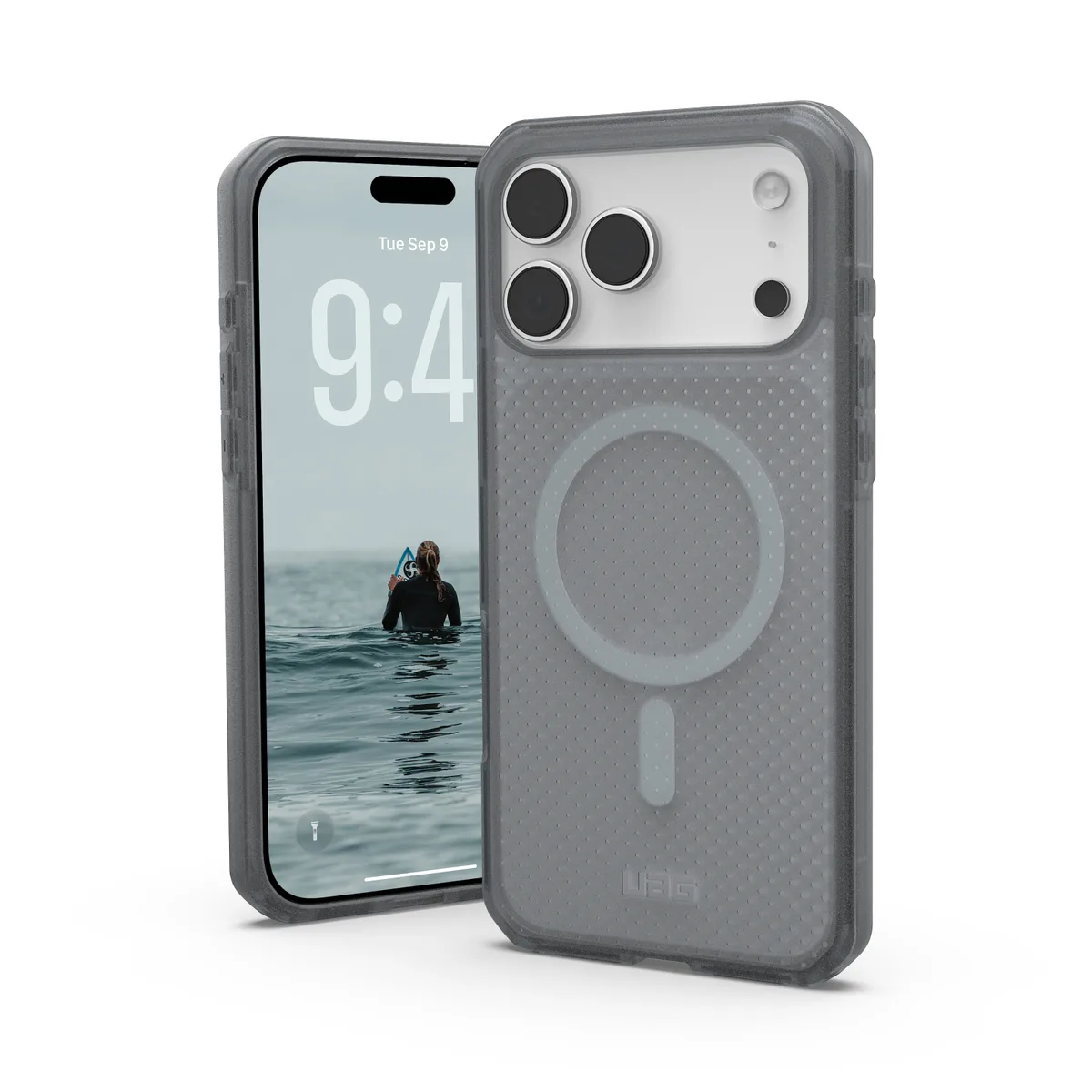 Чохол UAG для iPhone 17 Pro Max, Dot MagSafe, Ash