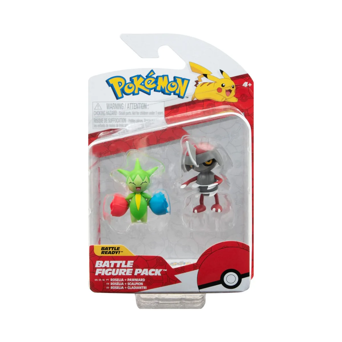 Набор игровых фигурок Pokemon полимерные 5 см Поньярд Розелия