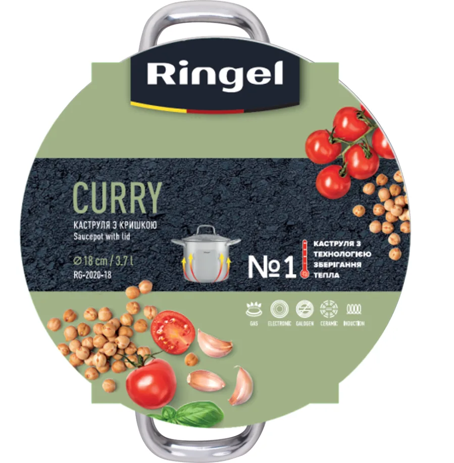 Каструля Ringel нержавіюча сталь 3,7 л 18 см