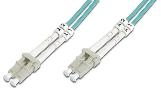 Патч-корд волоконно-оптичний DIGITUS LC/UPC-LC/UPC, 50/125, MM, OM3, duplex, 10м