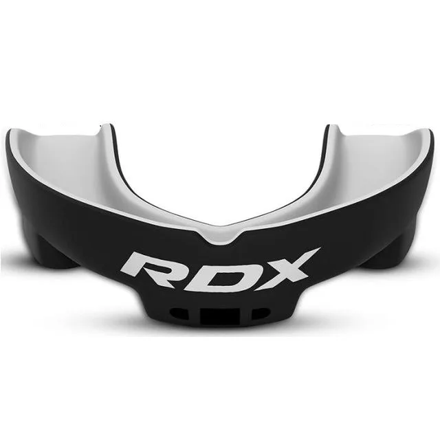 Капа RDX термопластик доросла 12+ чорна/біла