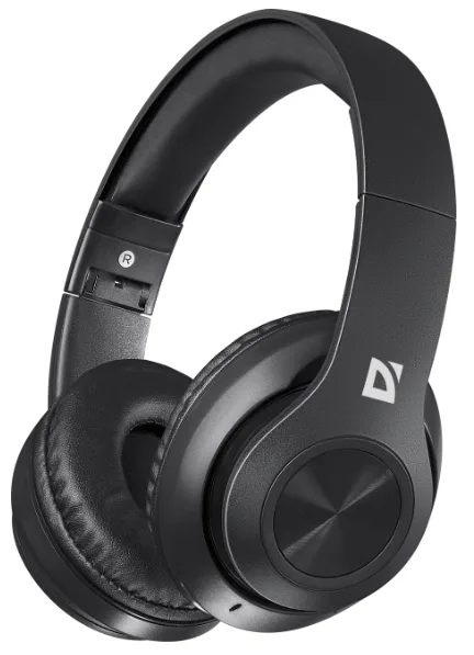 Гарнітура Defender бездротова пластикова повнорозмірна чорна Bluetooth 5 40 мм