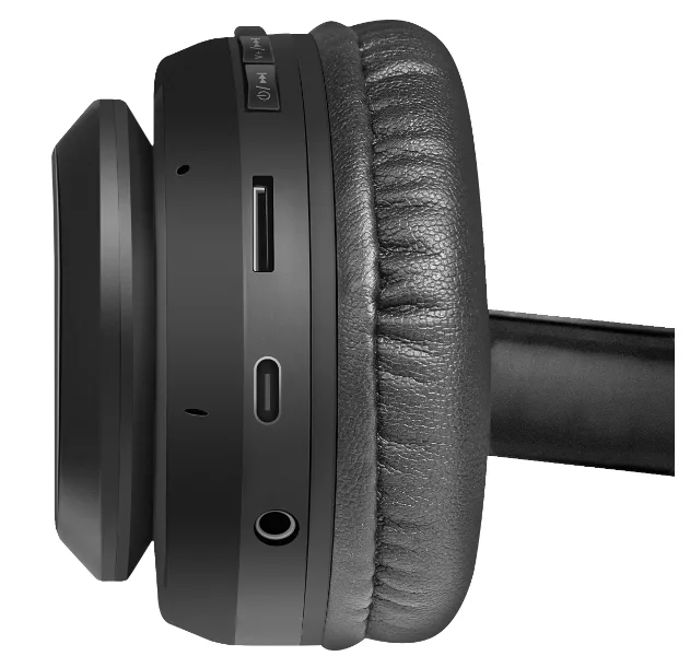 Гарнітура Defender бездротова пластикова повнорозмірна чорна Bluetooth 5 40 мм