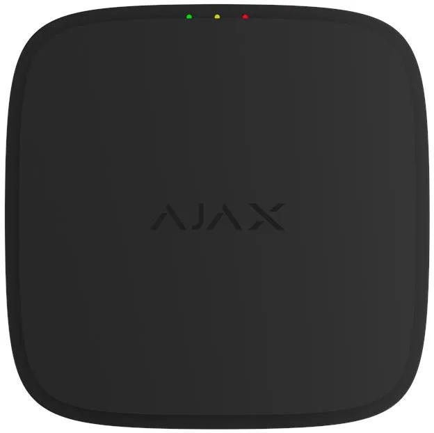 Датчик пожежний димовий Ajax EN54 FireProtect Smoke Sounder black, Jeweller, EN54, бездротовий, чорний