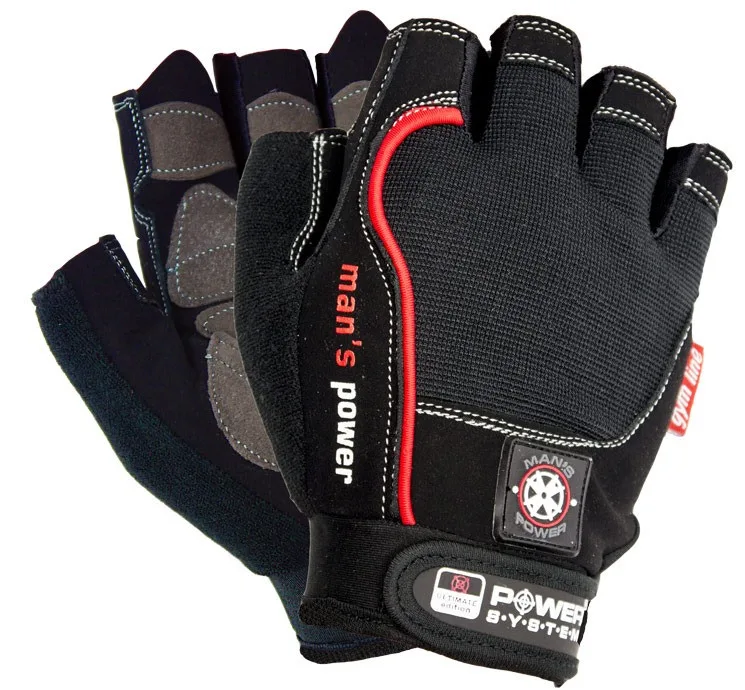 Рукавички Active Point штучна шкіра XL чорні