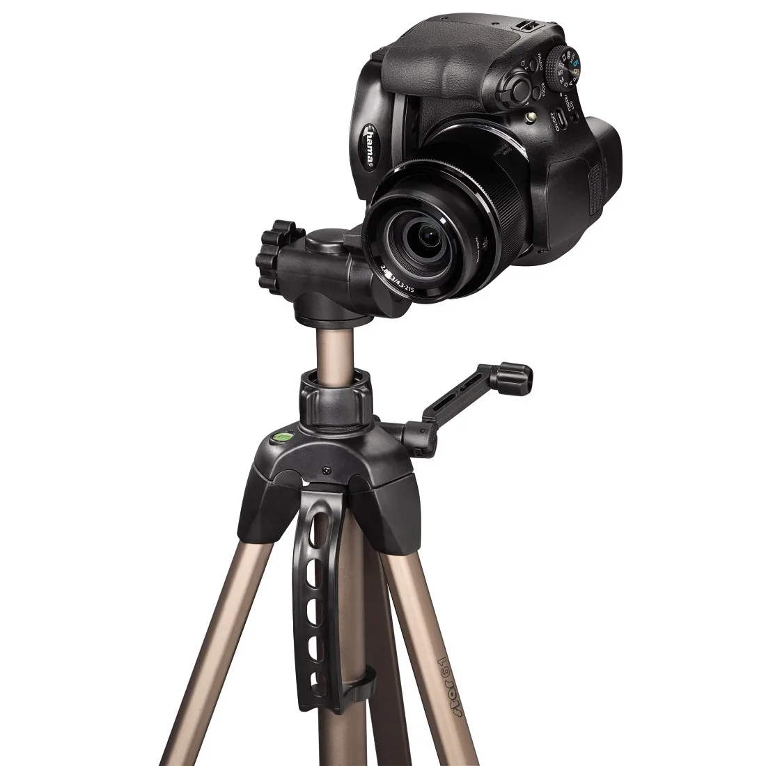 Трипод фотоапарату Hama Star-61, 3D, 60-153см, бежевий