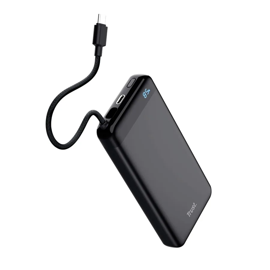 Портативний акумулятор Trust літій-іонний 20000 мА·год USB-C чорний