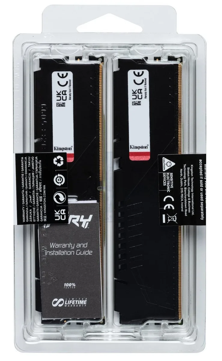 Пам'ять ПК Kingston DDR5 128GB KIT (64GBx2) 5600 FURY Beast