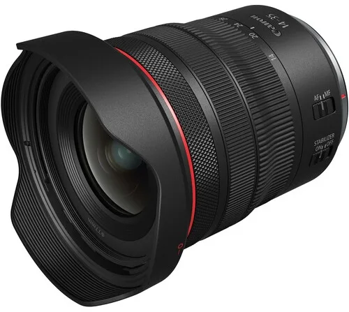 Об'єктив Canon RF 14-35 мм f/4 L IS USM 77 мм Чорний