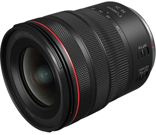 Об'єктив Canon RF 14-35 мм f/4 L IS USM 77 мм Чорний