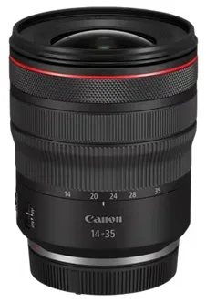 Об'єктив Canon RF 14-35 мм f/4 L IS USM 77 мм Чорний