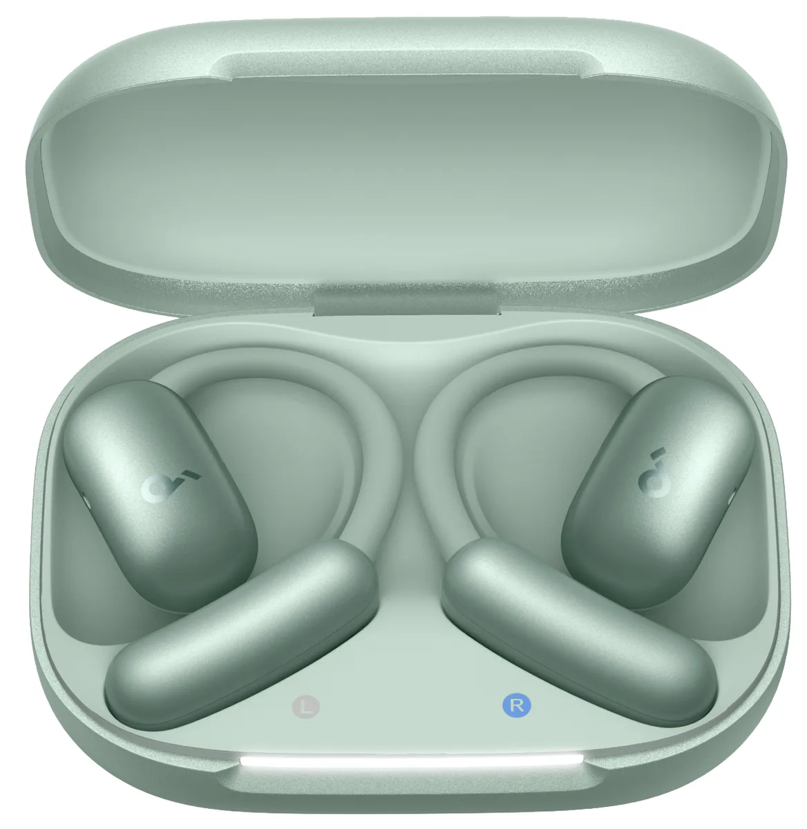 Гарнітура Anker SoundCore бездротова пластикова зелена для спорту 11,5 мм
