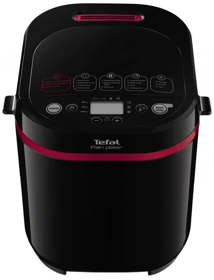 Хлібопічка Tefal 650 Вт пластикова 1 кг чорна 17 програм