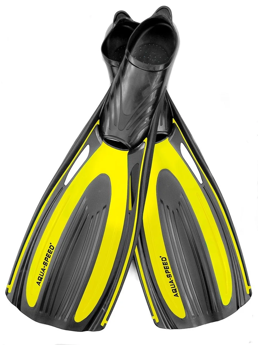 Ласти AQUA SPEED TPR 46-47 чорні жовті