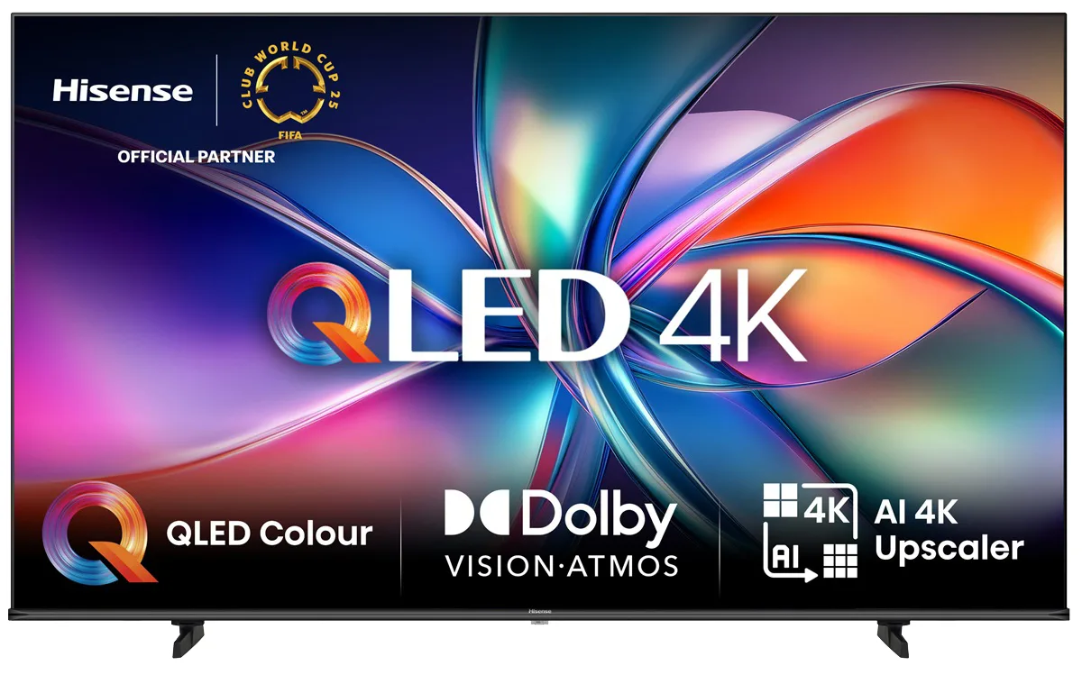 LED телевізор Hisense QLED 43 дюйми чорний 4K UHD
