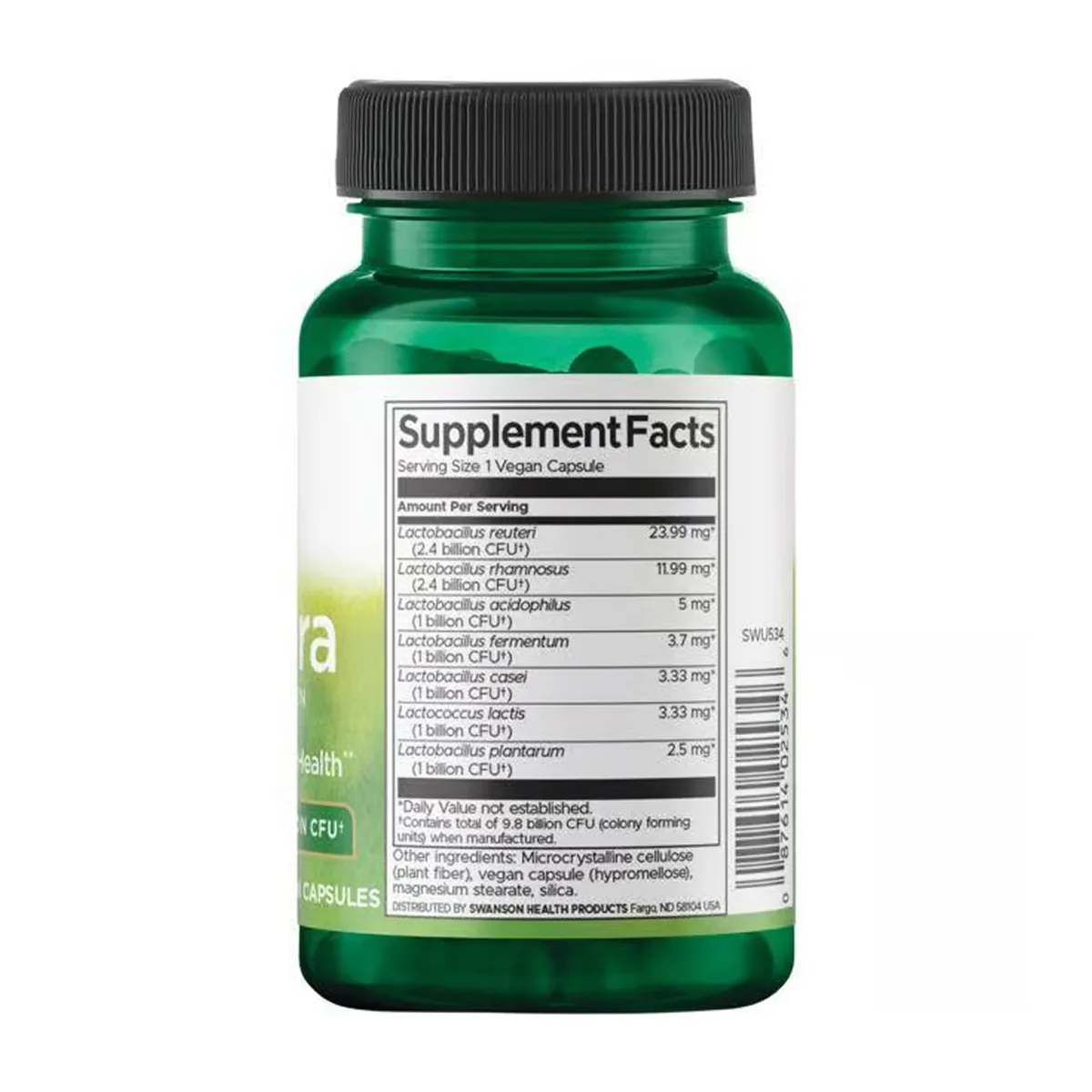 Swanson Femflora Пробіотик для жінок 60 капсул 9,8 мільярда КОЕ Веганський
