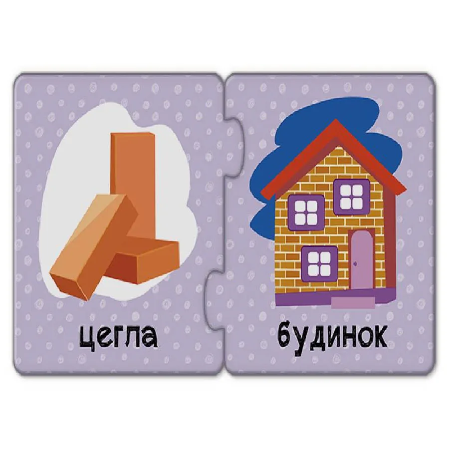 Дитячі пазли-половинки Ranok Creative картон 12 пазлів багатоколірні
