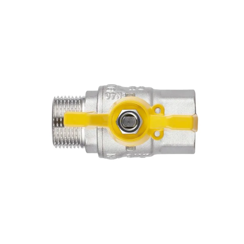 Кран кульовий 3/4" ВЗ для газу латунний метелик Thermo Alliance Forte