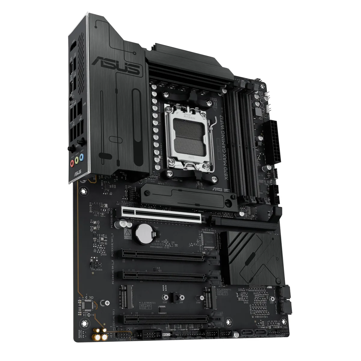 Материнcька плата ASUS X870 MAX GAMING WIFI7 sAM5 X870 4xDDR5 M.2 HDMI USB Type-C Wi-Fi BT ATX