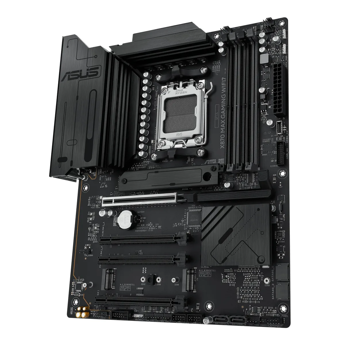 Материнcька плата ASUS X870 MAX GAMING WIFI7 sAM5 X870 4xDDR5 M.2 HDMI USB Type-C Wi-Fi BT ATX