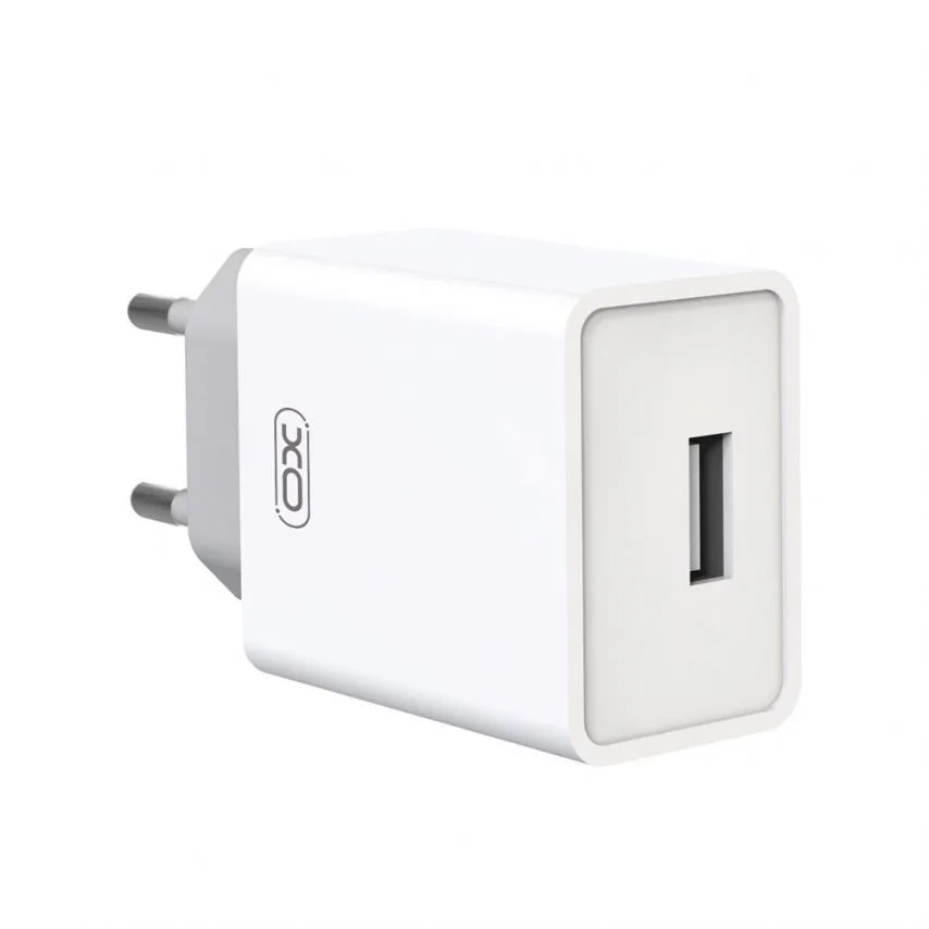 Сетевое зарядное устройство XO 1USB 2.4A белое