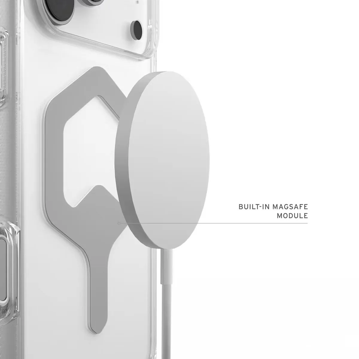 Чохол UAG для iPhone 17 Pro Max, Plyo MagSafe, Ice/Silver