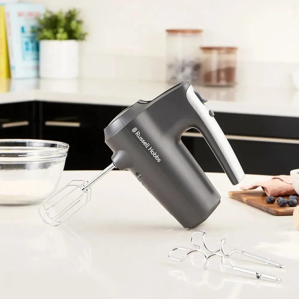 Ручний міксер Russell Hobbs 185Вт пластик 29х18,5 см чорно-сірий