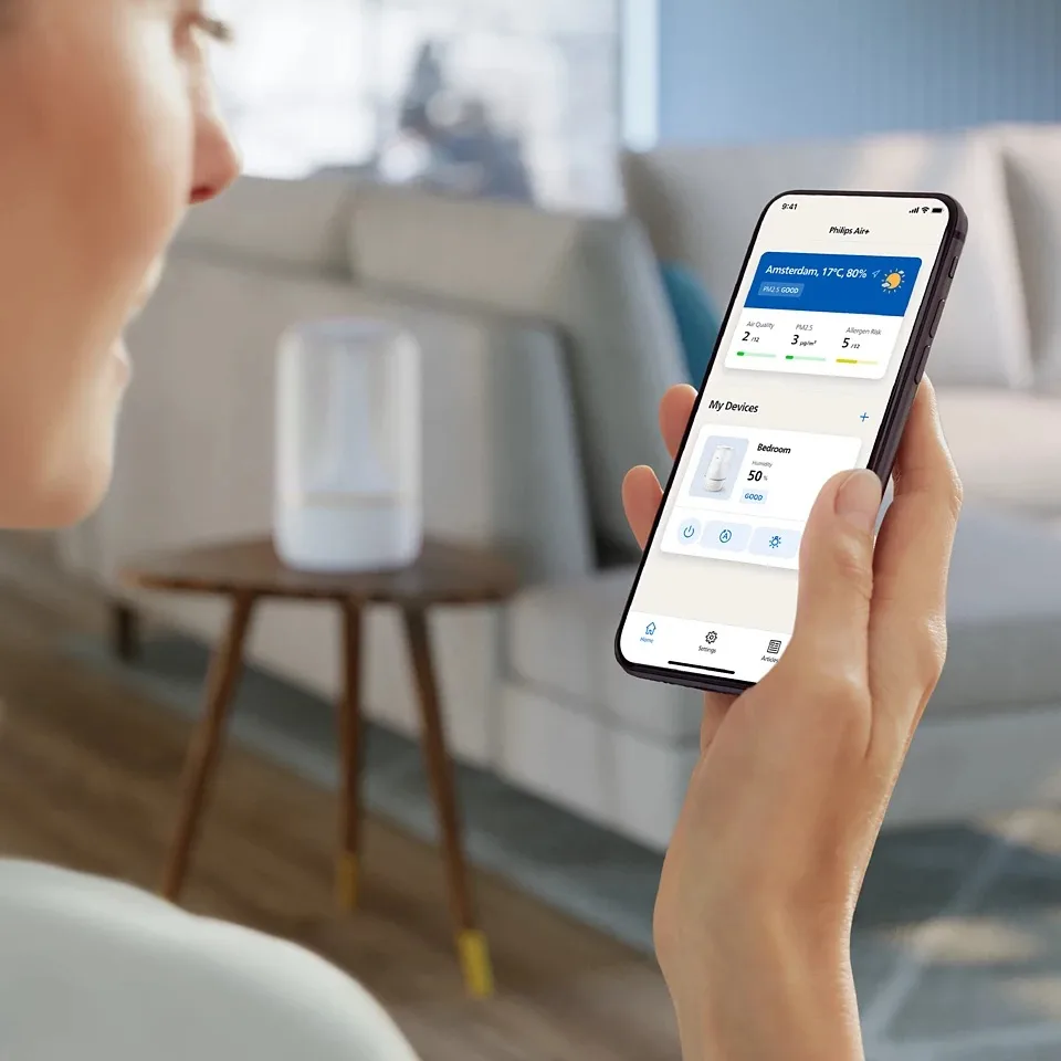 Увлажнитель воздуха Philips ультразвуковой 3 л 41 м² Белый