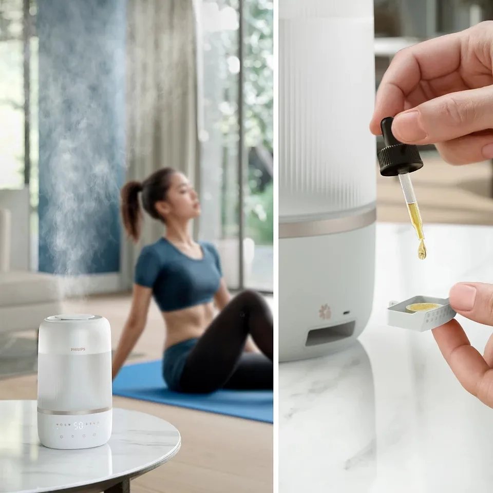 Увлажнитель воздуха Philips ультразвуковой 3 л 41 м² Белый