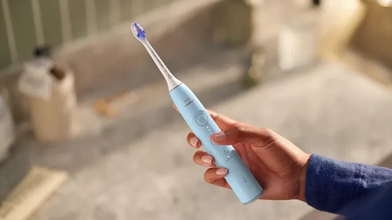 Зубна електрощітка Philips Sonicare Ультразвукова 62000 рухів на хвилину Блакитна