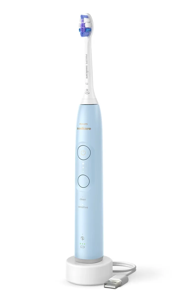 Зубна електрощітка Philips Sonicare Ультразвукова 62000 рухів на хвилину Блакитна