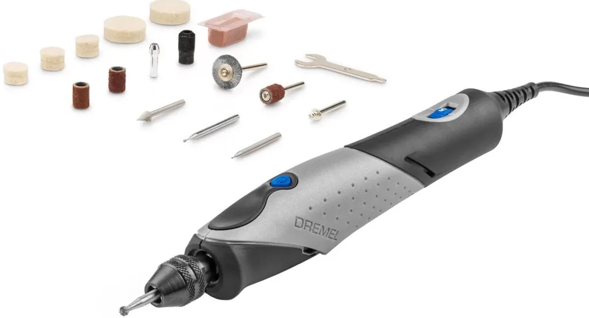 Шлифовально-гравировальная машина Dremel Stylo+ 2050-15, 9Вт, 5000-22000 об/мин, 15 насадок, 16 см, 011 кг