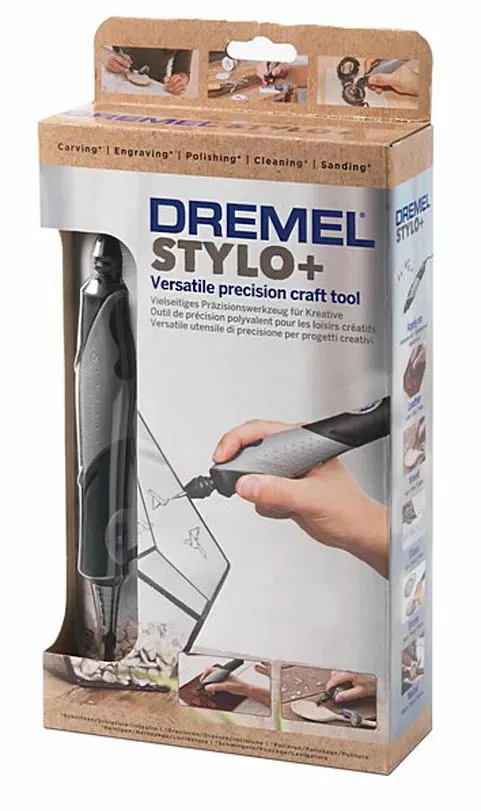 Шліфувально-гравірувальна машина Dremel Stylo+ 2050-15, 9Вт, 5000-22000 об/хв, 15 насадок, 16 см, 0.11 кг.
