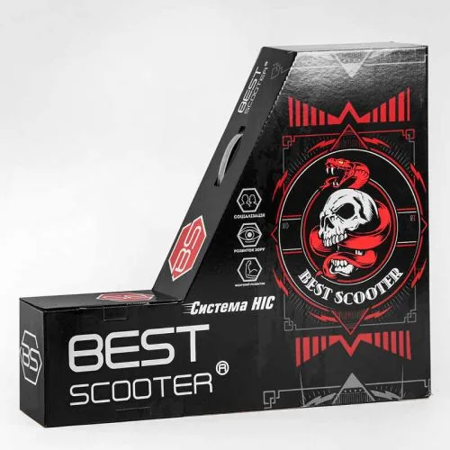 Труковий самокат Best Scooter HIC система з пегами алюмінієвий диск дека для підлітків та дітей 110мм колеса PU