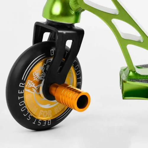 Труковий самокат Best Scooter HIC система з пегами алюмінієвий диск дека для підлітків та дітей 110мм колеса PU