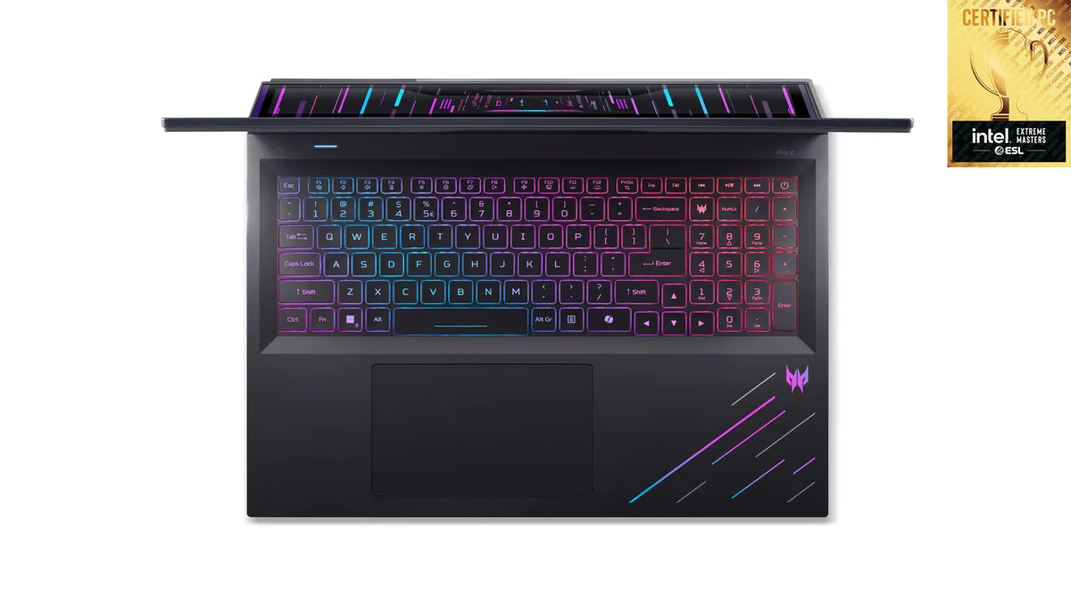 Ноутбук Acer Predator Helios 18 PH18-73 18" WQUXGA IPS, Intel U9-275HX, 64GB, F2TB, NVD5090-24, Lin, чорний