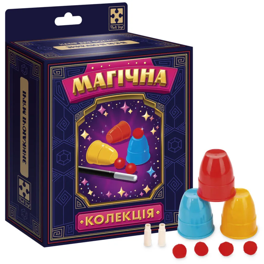Набор для фокуса Vladi Toys поролоновые мячи 4 шт красные